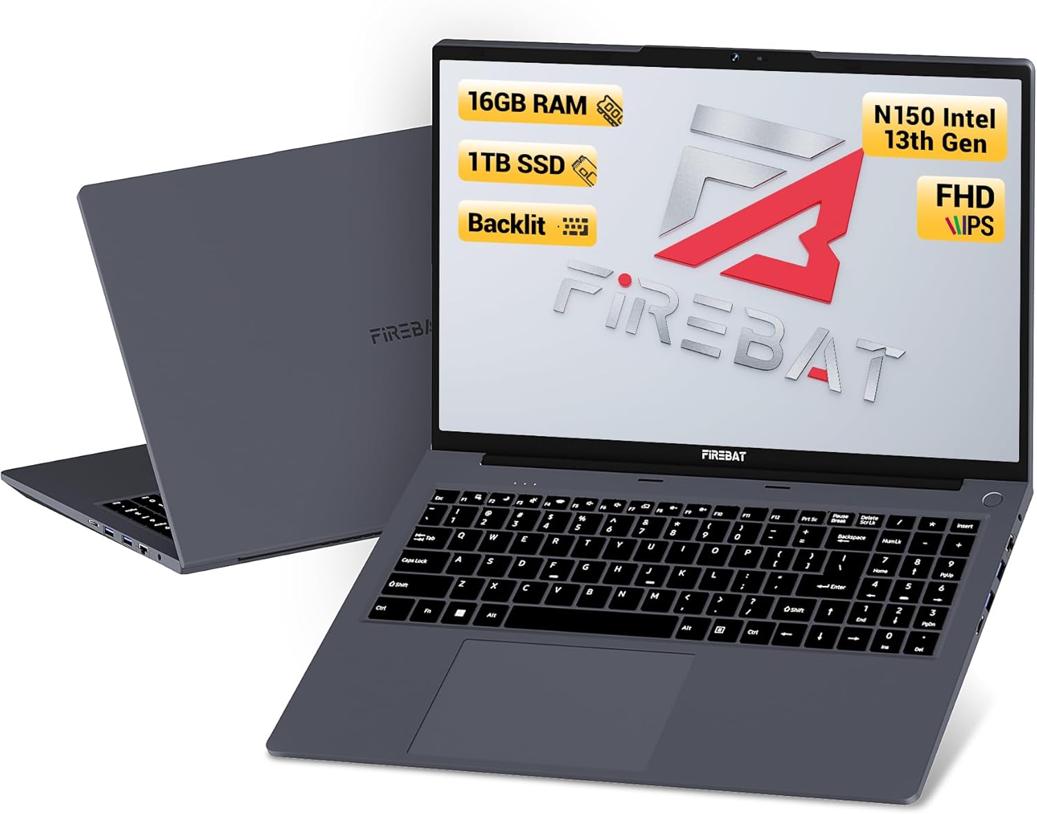 Laptop Computer 15.6in, Backlit Keyboard, 1TB SSD 16GB RAM, Quad-Core N150 3.6GHz, Webcam, Portable IPS FHD Notebook PC for Student/College/University/School/Business/Light-Games/Home【AT15】 Laptop Computer 15.6in, Backlit Keyboard, 1TB SSD 16GB RAM, Quad-Core N150 3.6GHz, Webcam, Portable IPS FHD Notebook PC for Student/College/University/School/Business/Light-Games/Home【AT15】