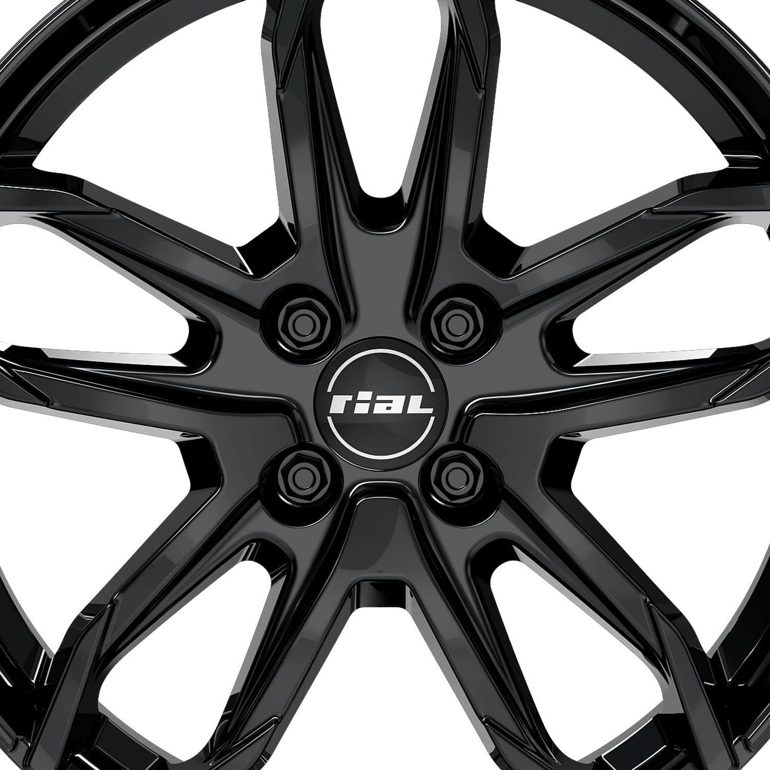 4x Llantas Rial Lucca 6.5Jx16 ET32 4x108 diamant-schwarz compatible con PEUGEOT 2008 208 308 e-2008 e-208