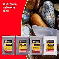 Vista 3 de MJR Tumblers Kit de recambio de arena para vasos de roca de 12 libras, carburo de silicio, óxido de aluminio, polaco de medios