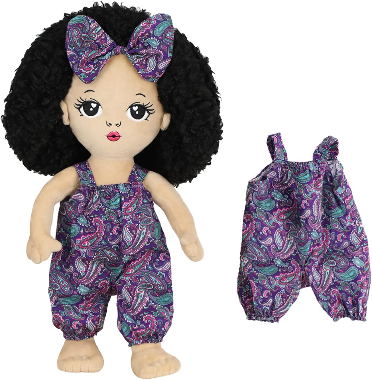 JUSTQUNSEEN Black Baby Dolls African American Doll Black Dolls 50CM