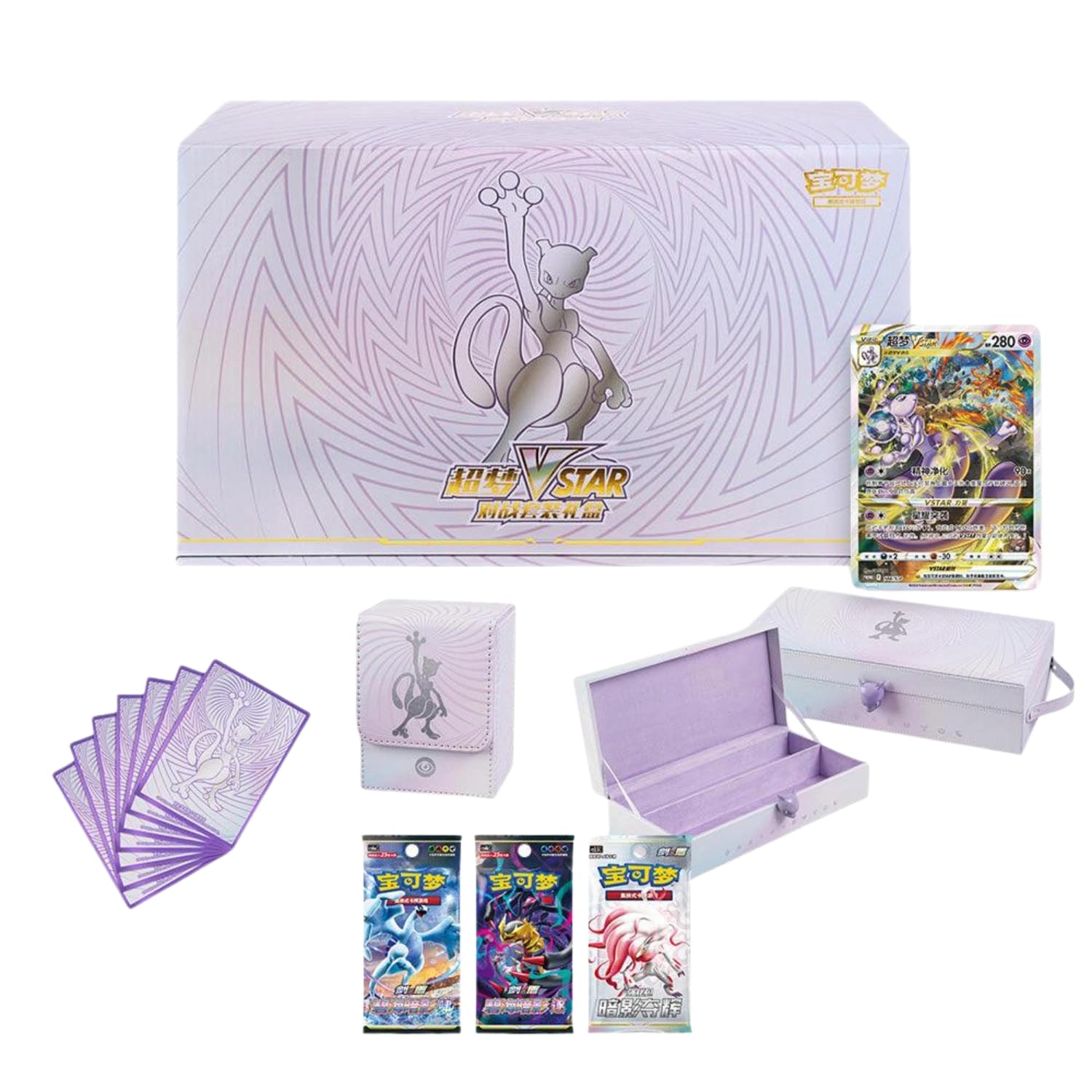 Pokémon TCG: S-Chinese 2024 Exclusive Mewtwo VSTAR Box - CHN