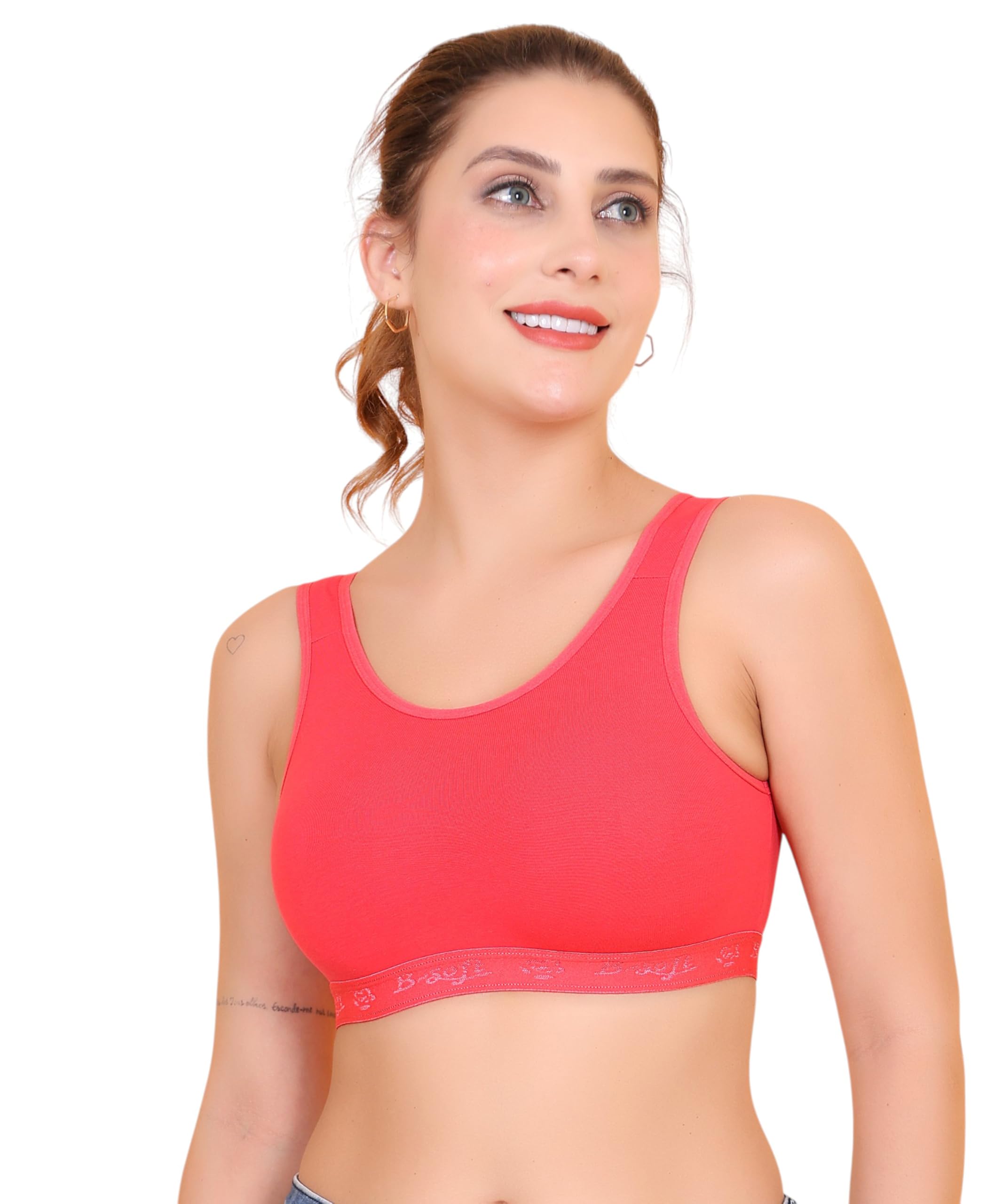 Premium Women's Racerback Sports Bra, Seamless Compression Fit, Athletic Performance, Moisture-Wicking-picture-50