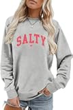 Salty Sweatshirt, Salty Beach Sweatshirt, Salty Flamingo Sweatshirt, Unisex Funny Salty Flamingo Sweatshirt