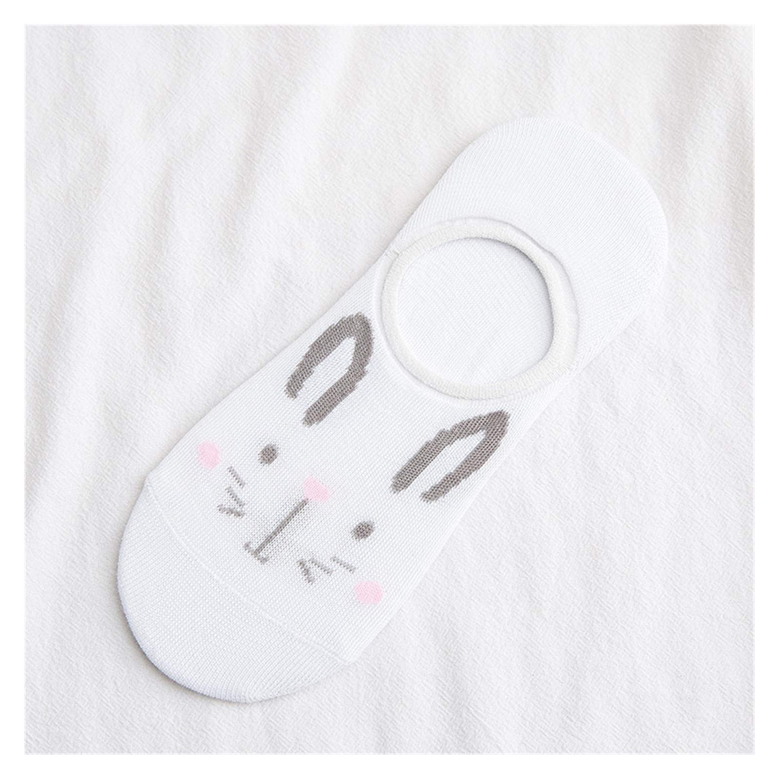 Chaussettes antidérapantes d'été fines et douces pour femme style chaussettes bateau