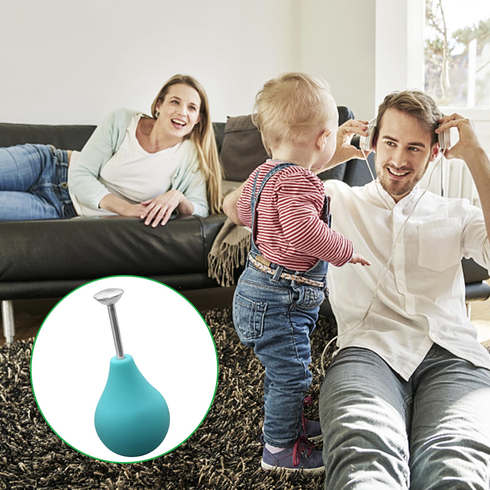 HOMSFOU Natte Bal Sprinkler Afneembare Wol