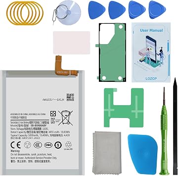 for S22 Ultra Battery EB-BS908ABY Replacement Kits for Samsung Galaxy S22 Ultra 5G SM-S908U/U1/W Series with Repair Tools Kit and User Manual