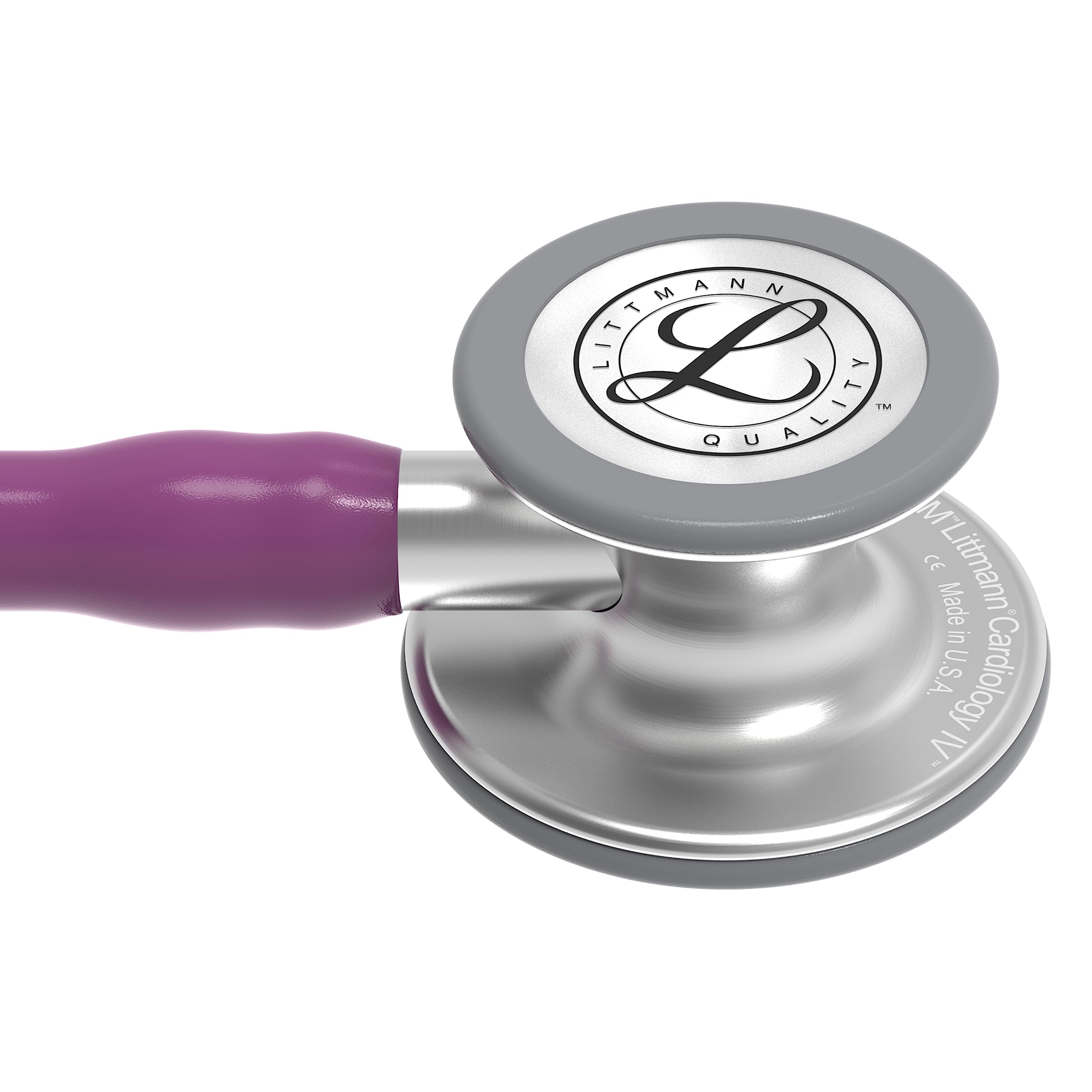 3M Littmann Cardiology IV Estetoscopio con Grabado Gratuito y Linterna Pupilar de Regalo (Ciruela)