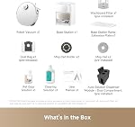 Mova V50 Ultra Complete Robot Vacuum and Mop, 24,000 Pa Suction, Liftable Navigation with 6 cm Obstacle Overcoming and Warm Water Mopping with DuoSolution System for Pets