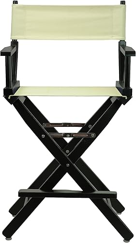 Miniatura 315 de Casual Home - Silla de director de 30 in, marco blanco, con lona color blanco, altura de barra