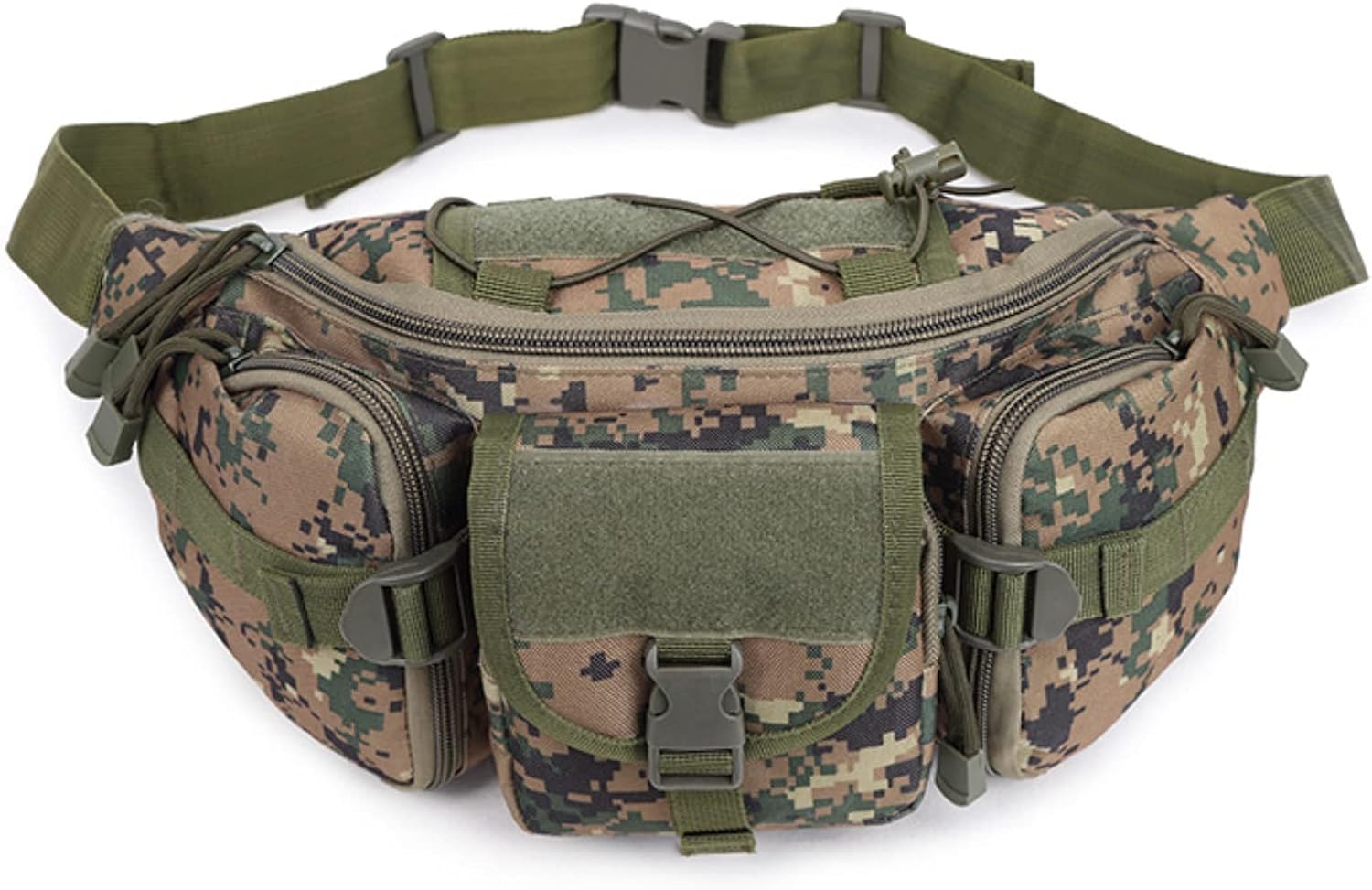 Water Resistant Tactical Waist Pack Bag Military Fanny Packs Hip Belt Bag Pouch for Hiking Climbing Outdoor Bumbag : Sports & Outdoors
