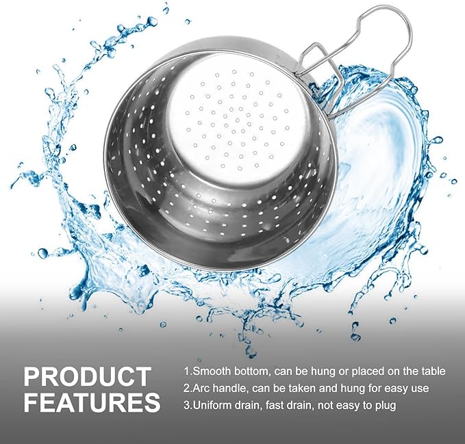 Colador de Acero Inoxidable para Fregadero Multifuncional miniatura 5
