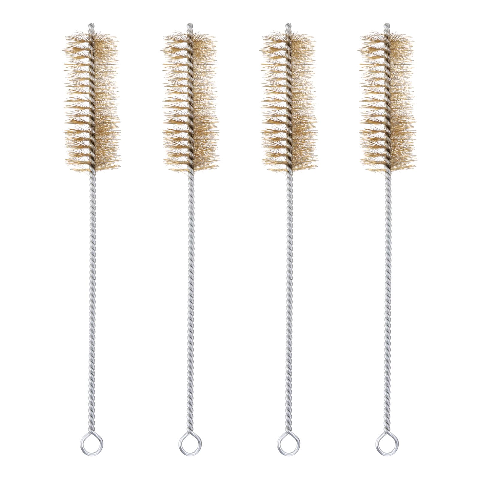 Brosse tubulaire en laiton PATIKIL 4 pièces pour décaper sans rayer vos pièces auto et tubes