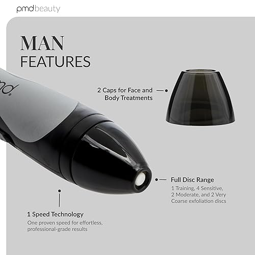 Miniatura 3 de PMD Personal microDERM Hombre para cara, Negro, 1 Lb.