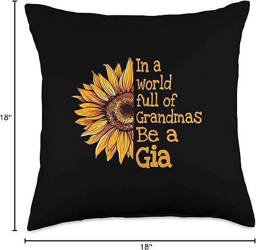 Miniatura 6 de Unique Christmas Birthday Mother's Day Gifts Shop In A World Gia Special Grandma - Almohada de 16 x 16 pulgadas, multicolor