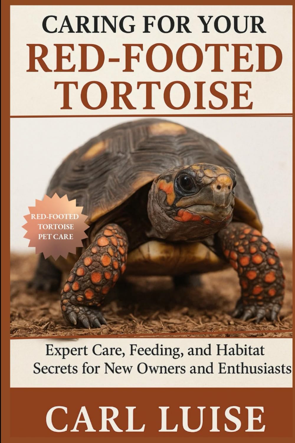 CARING FOR YOUR RED-FOOTED TORTOISE: Expert Care, Feeding, and Habitat Secrets for New Owners and Enthusiasts