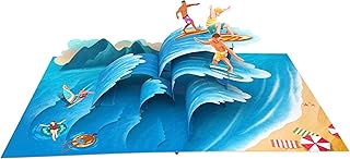 ASVP Surfer Greeting Card Ocean Waves