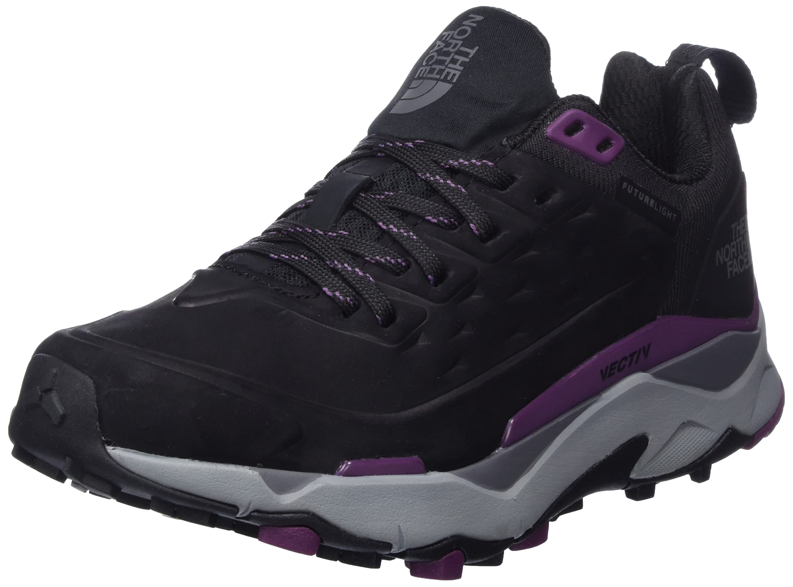 The North Face Vectiv Exploris Futurelight Running Shoe TNF Black/Pikes Purple 3