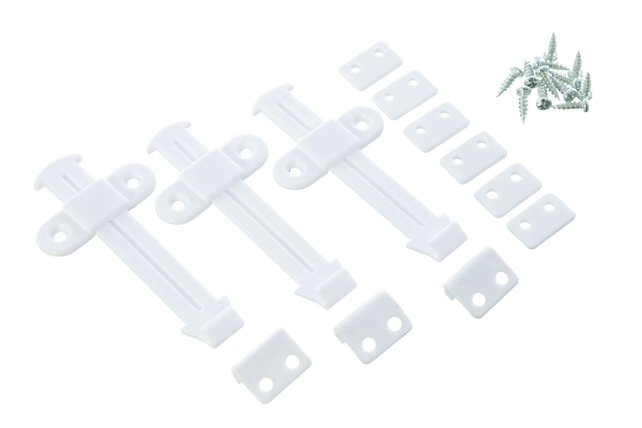 Dreambaby G149 Side Drawer Lock Child Safety Cupboard Lock Set of 3, White