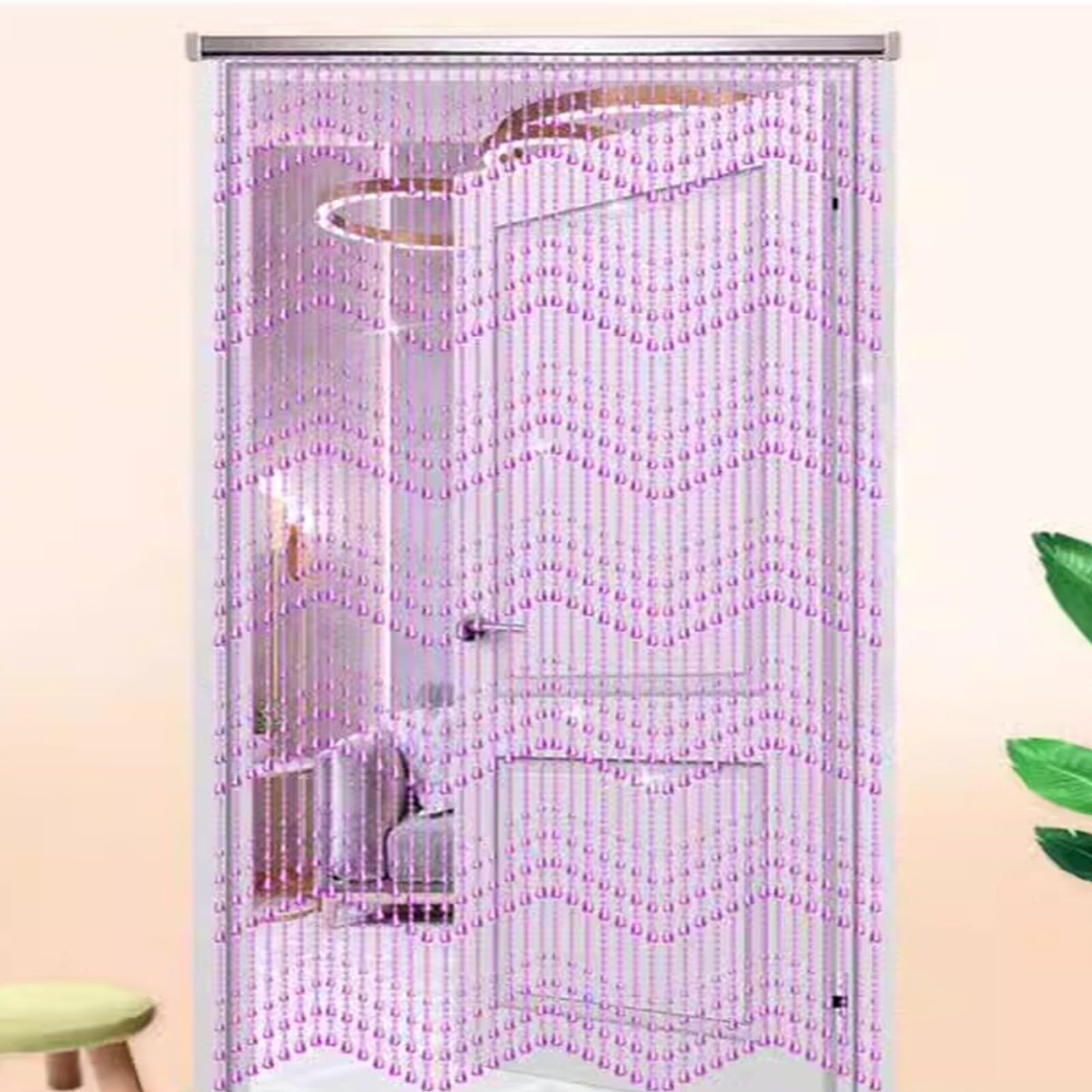 Rideau de perles acryliques pour sublimer la décoration d'un salon ou d'une chambre