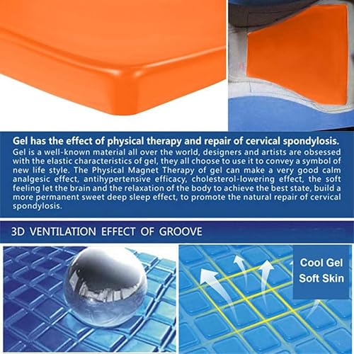 Miniatura 5 de Almohadilla de gel para asiento de motocicleta, cojín de asiento de conductor/pasajero, alfombrilla de absorción de golpes, almohadilla suave