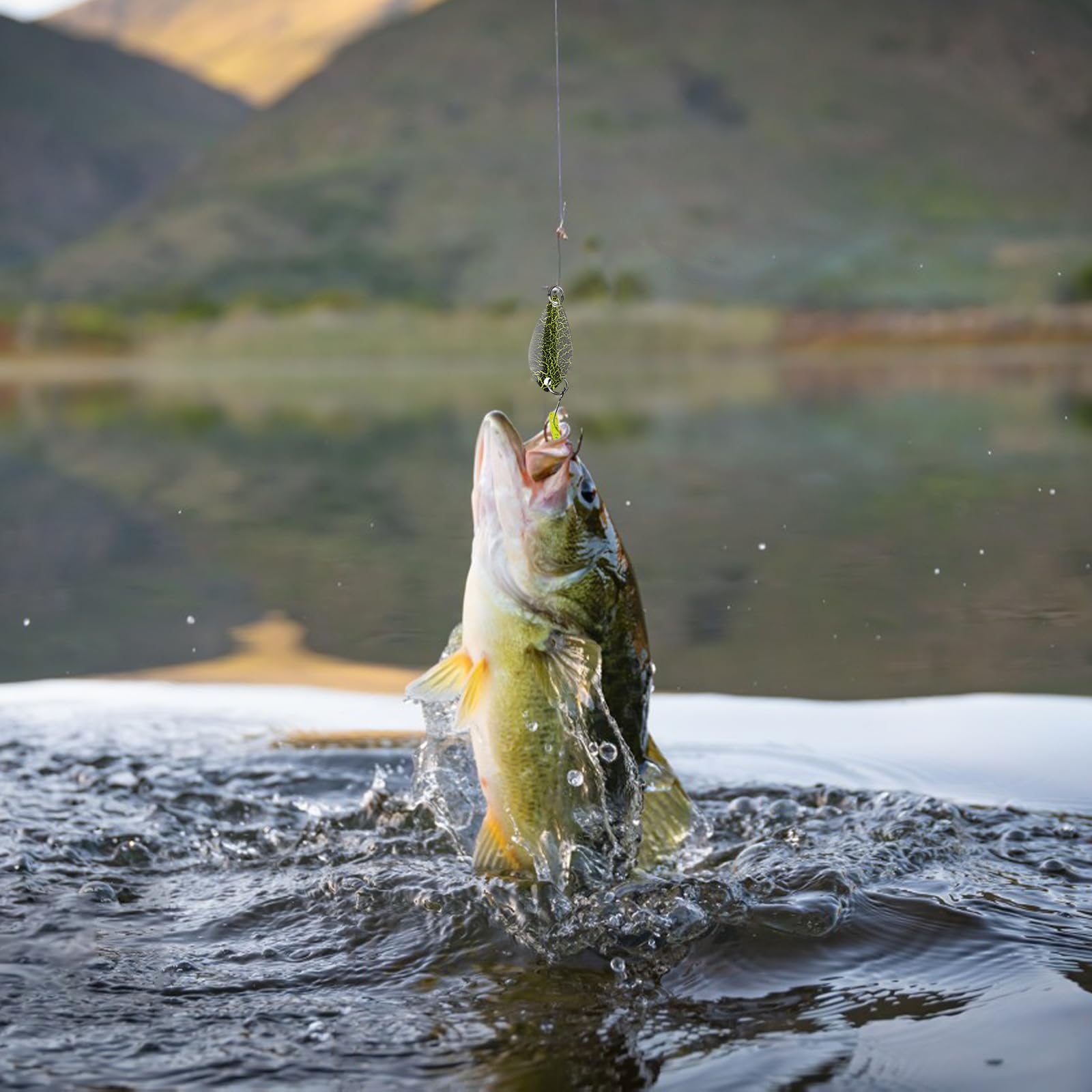 RYAN 16 Pezzi Spoon Trout Area Artificiali Spinning Mare 2.5/3.5/5g cuCchiaini Pesca con Borsa Portatile per Pesca alla Trota in Acqua Dolce e Salata Salmerini Esche Artificiali Spinning