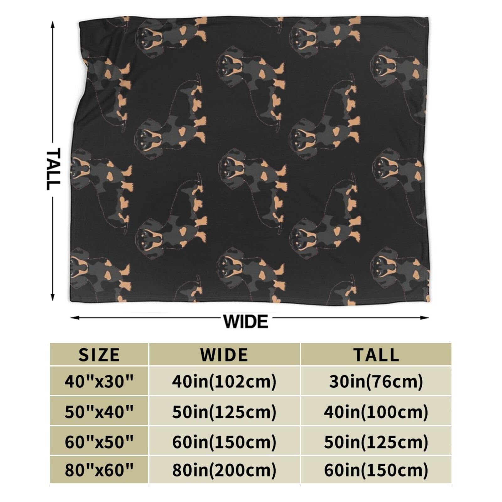 Couverture en micro polaire ultra douce pour chiens - Couverture confortable et chaude pour toutes les saisons - Grande taille, légère, durable et portable pour l'intérieur