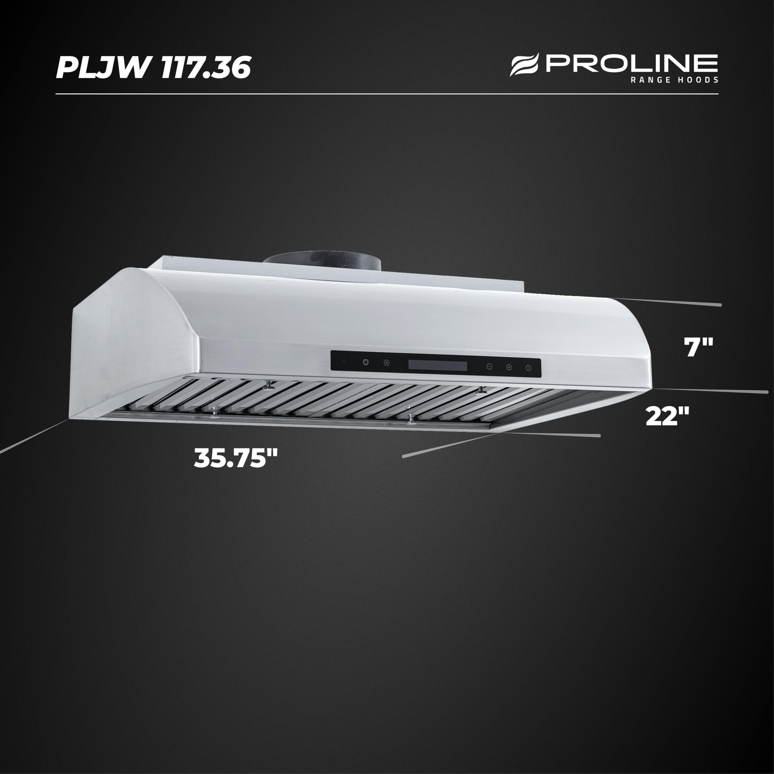 Amazon.com: PROLINE 30-Inch Under Cabinet Range Hood, Ducted, 900
