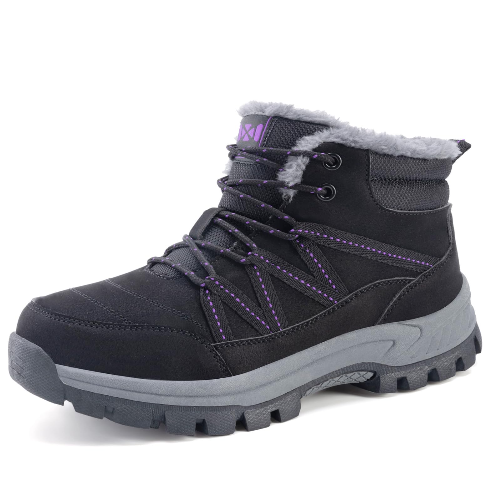 Warm Femmes Neige Bottes Chaussures d'hiver Classiques pour Femme Antidérapantes Outdoor Bottine de Neige Randonnée