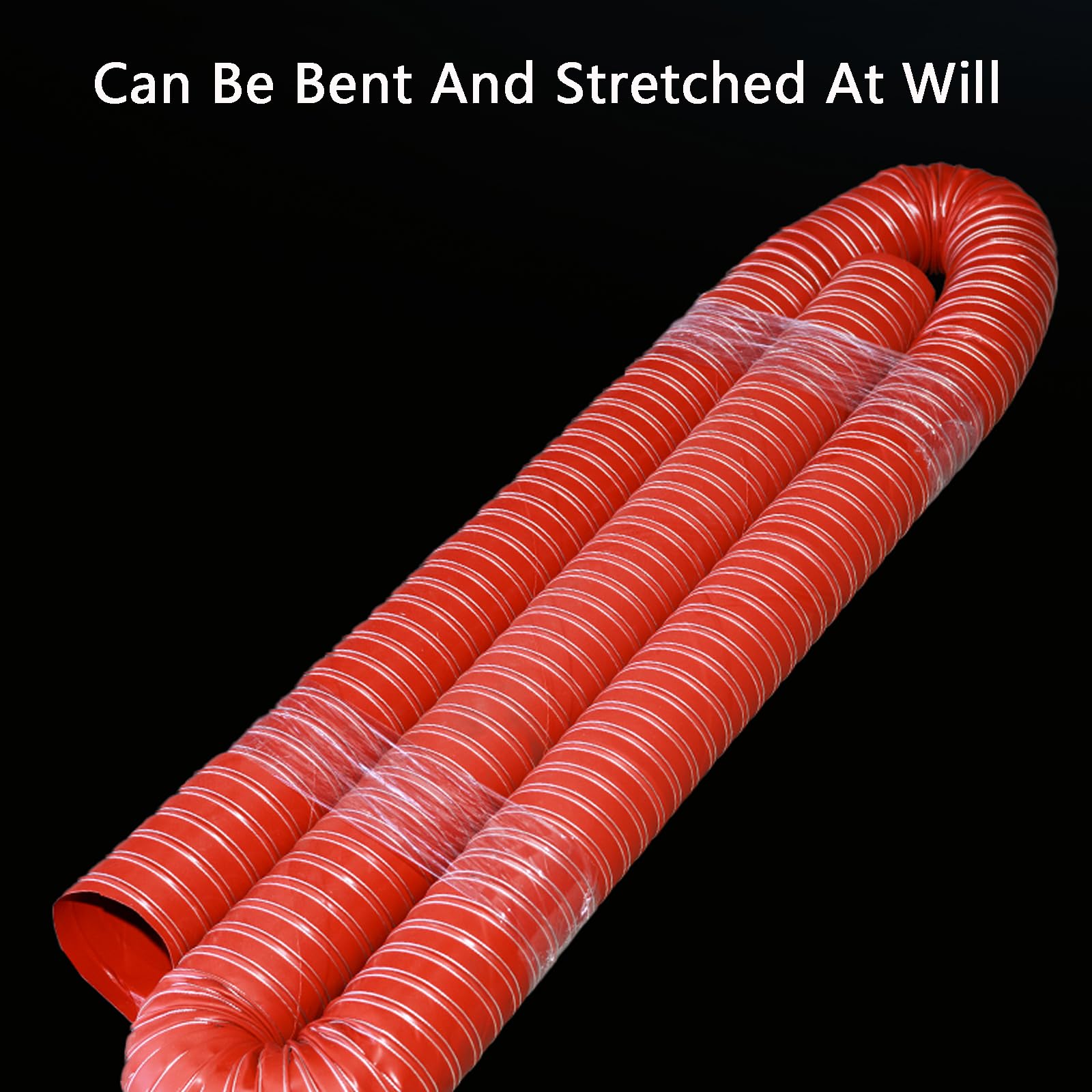 Tubo Aire Acondicionado Portatil,Manguera ExtraccióN Flexible​,Tubo Salida De Gases Calentador,Tubo Flexible Campana Extractora,Conducto De Aire De Silicona Resistente Al Calors