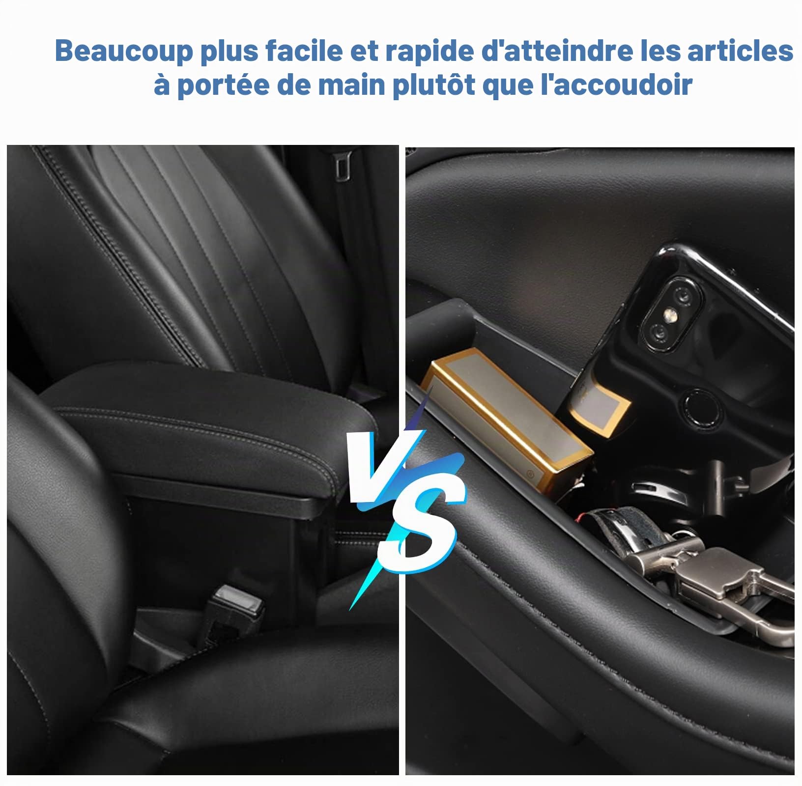 CDEFG Compatible avec Mazda 3 BP CX30 CX-30 2019-2023 2024 Boîte de rangement latérale de porte de voiture Insert de CX30 Organisateur de poche Plateau intérieur CX30 2024 Accessoires 4 Pièces