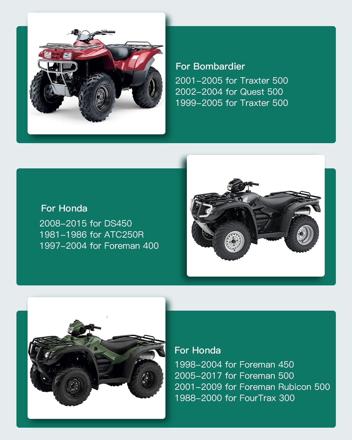 4X 1" Wheel Adapters 4x137 To 4x156 12x1.5 Studs For 1988-2013 Kawasaki - View #4