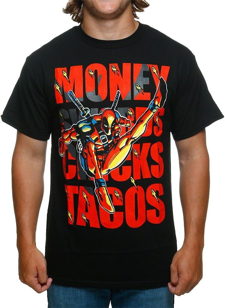Deadpool Swords Tacos T-Shirt
