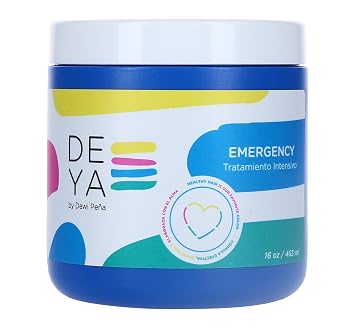 DEYA Emergencia Reparadora Hidratante- Hydrating Protein Repair Emergency Mask with Argan, Olive, Macadamia and Avocado Oils. 16 OZ