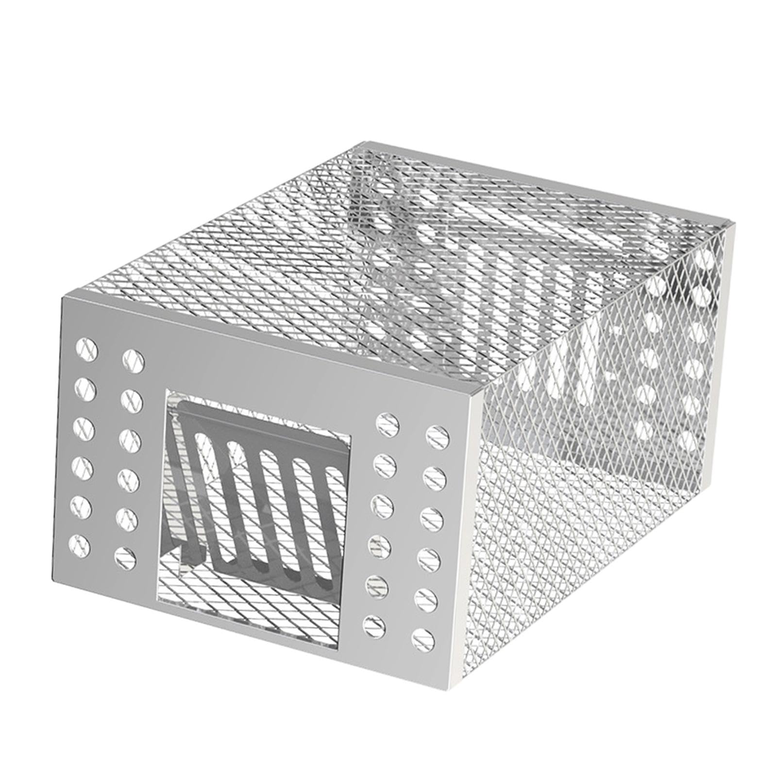 Reusable Humane Mouse Trap Cage | Mesh Live Catch Mice and Rat Trap for Indoor and Outdoor Home, Garden, Garage and Patio Use | Self Locking Iron Trap-image-23