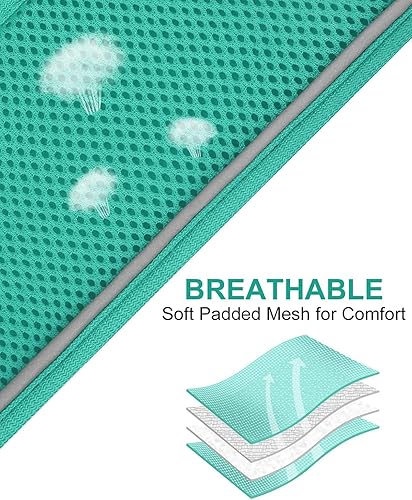 Miniatura 5 de Joytale arnés para perro, 12 colores, chaleco de malla transpirable, arnés acolchado suave reflectante para cachorros y perros extra pequeños, verde