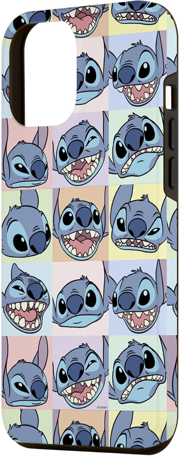 Disney Lilo & Stitch Many Faces of Stitch Pop Art Case for iPhone 12 Pro Max