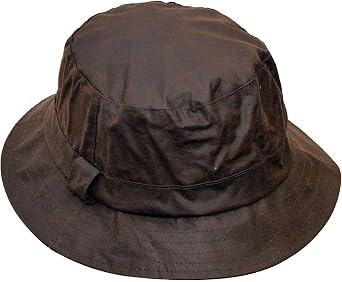 Walker and Hawkes Unisex Wax Hanford Bucket Hat - Stylish & Durable Outdoor Headwear for All Seasons