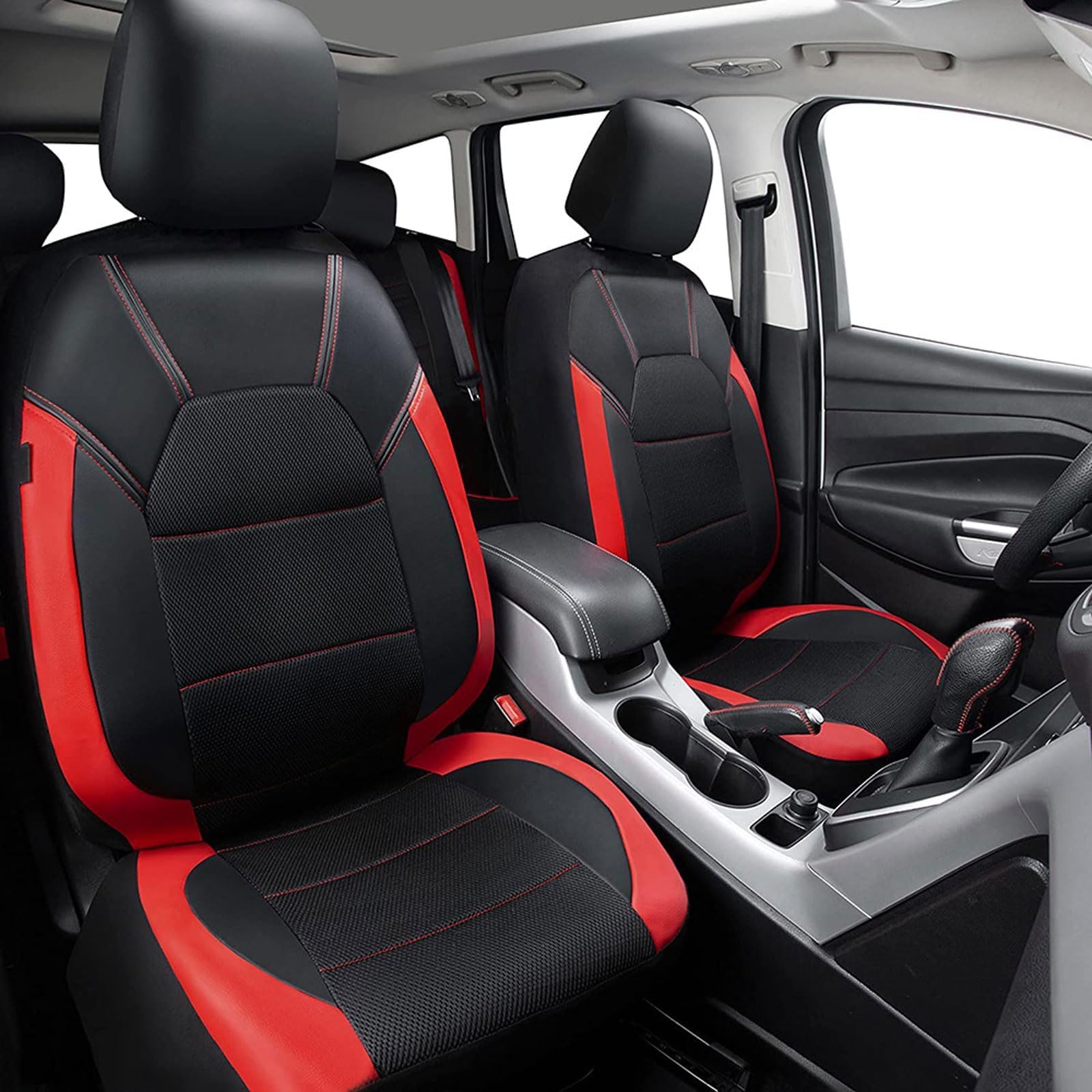 Voiture Ensembles Housses Siège pour Mini Hatch R50 One/One D/Cooper 3-Door 2001-2006, Places Confortables Accessoires Auto Toutes Saisons Protection Couvre,C