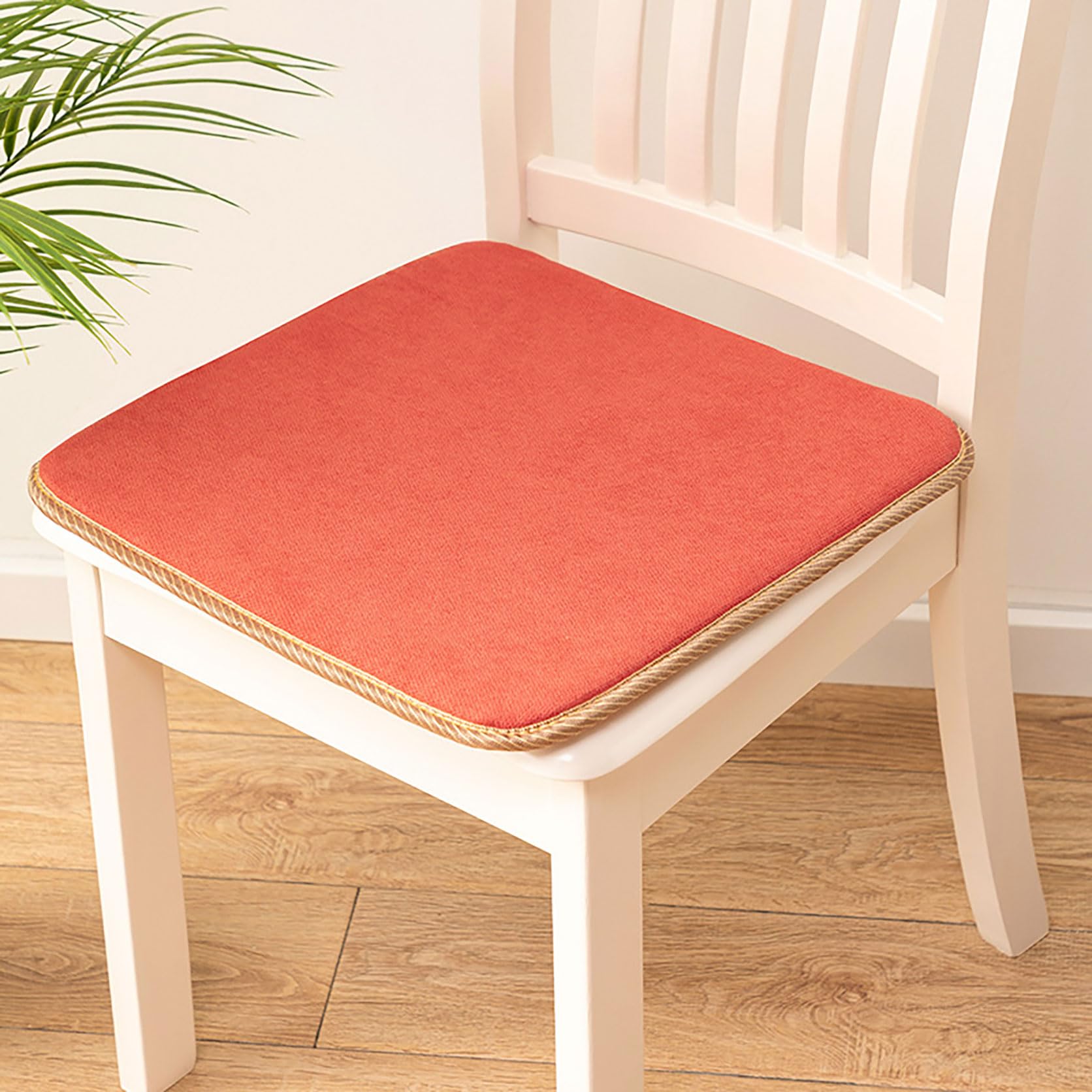 Housse de chaise de salle à manger velours uni haut de gamme 50x50 cm