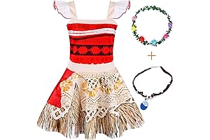 4T Moana Costume for Girls Halloween