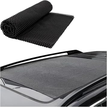 47 x 40 Inch Car Roof Rack Pad Rooftop Cargo Bag Protective Mat Black