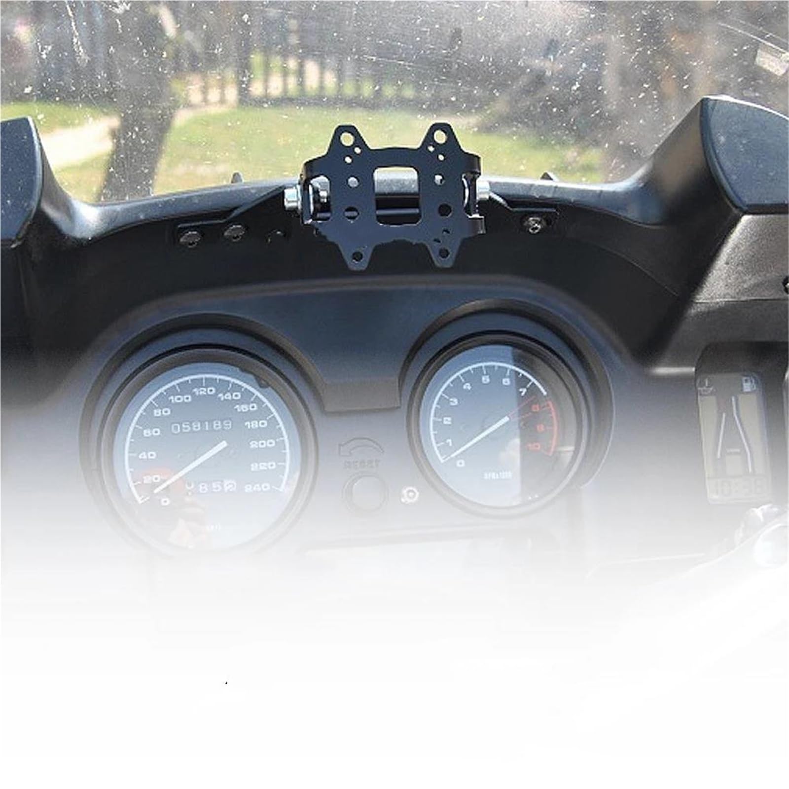 Genérico Soporte De Placa Navegación GPS Motocicleta para R850RT R1150RT, Extensión para Manillar Teléfono Móvil Golpes Teléfono Soporte Placa(Negro 3)