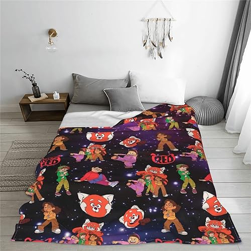 Miniatura 9 de UIODXCN Manta roja giratoria manta de microforro polar ultrasuave para todas las estaciones manta cálida para siesta de 50 x 40 pulgadas color negro