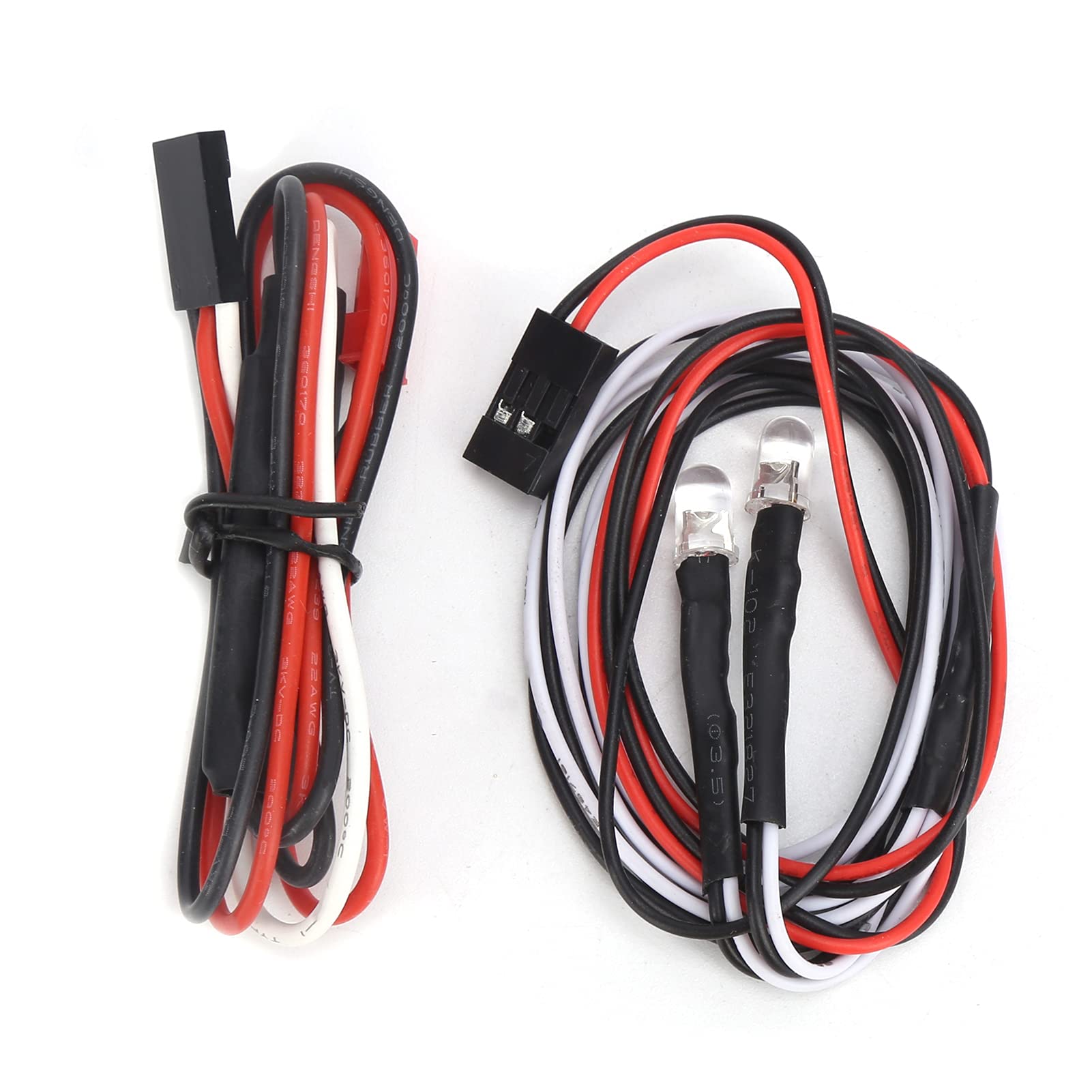Przedni przednie zderzak RC z wciągarką i światłem LED elektryczna wciągarki i kontroler Traxxas Trx4 Axial SCX10 II Black 180 mm