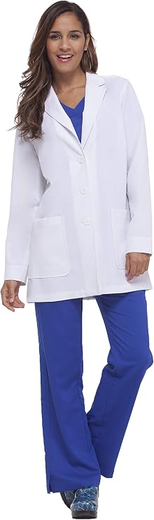 Healing Hands Felicity Full Sleeve Lab Coat For Women 4 Pockets