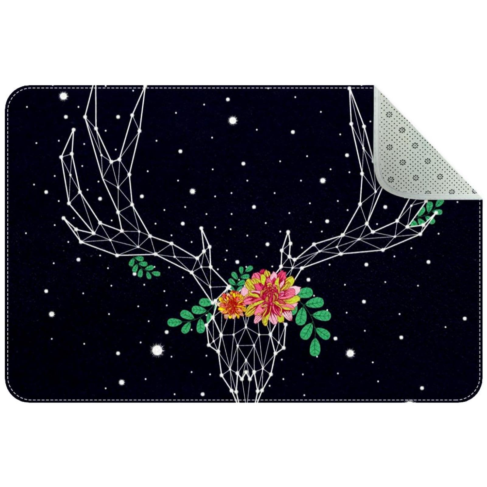Paillasson rectangulaire antidérapant pour stopper la saleté de la maison au jardin