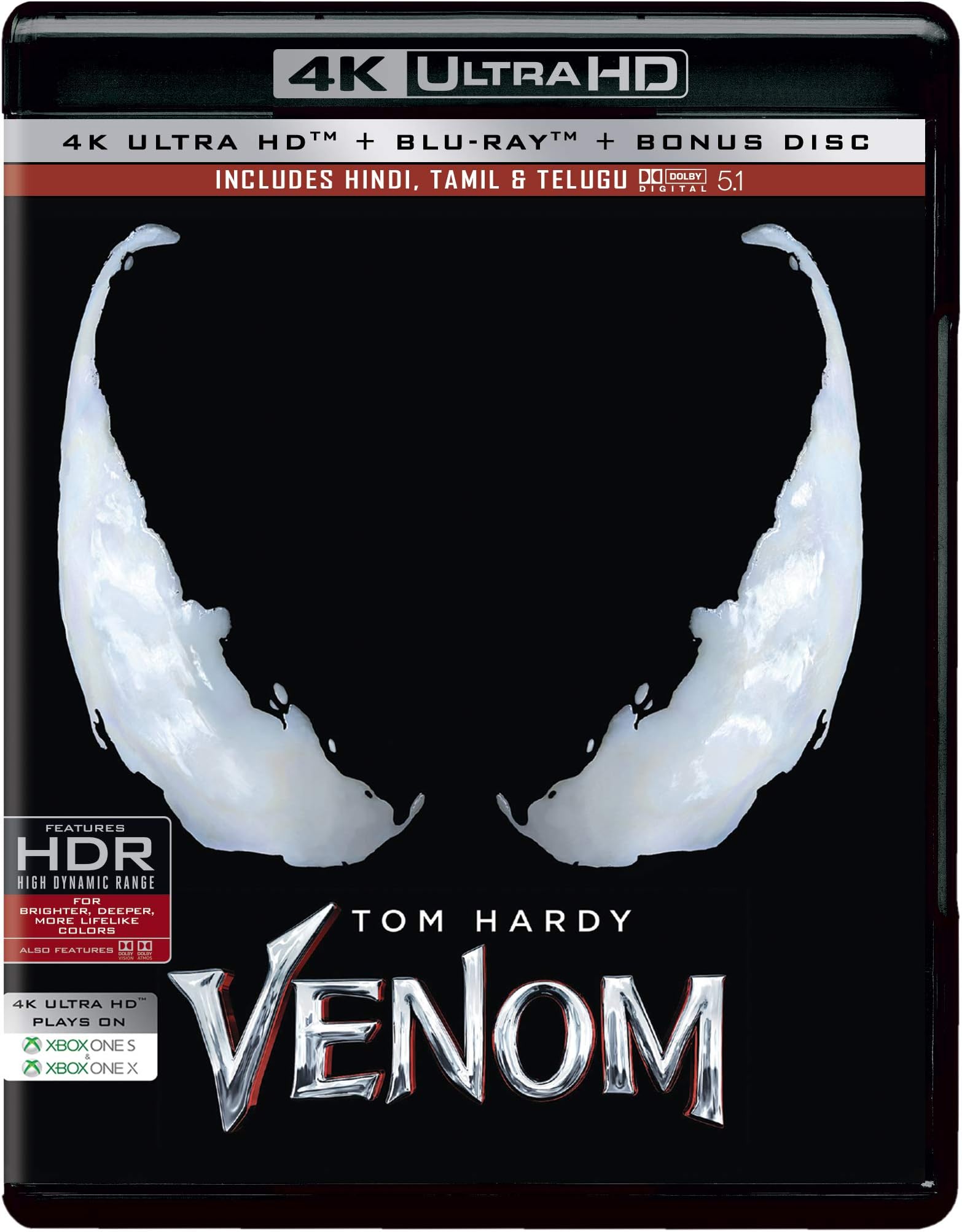 Venom (2018) (4K UHD + Blu-ray + Bonus Blu-ray) (3-Disc)