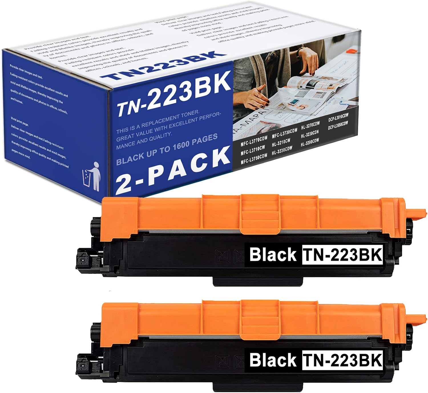 Black Toner Cartridge Replacement 