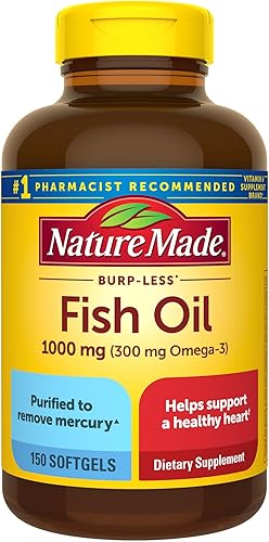Aceite de pescado Burp-less de Nature Made 2665 1 1
