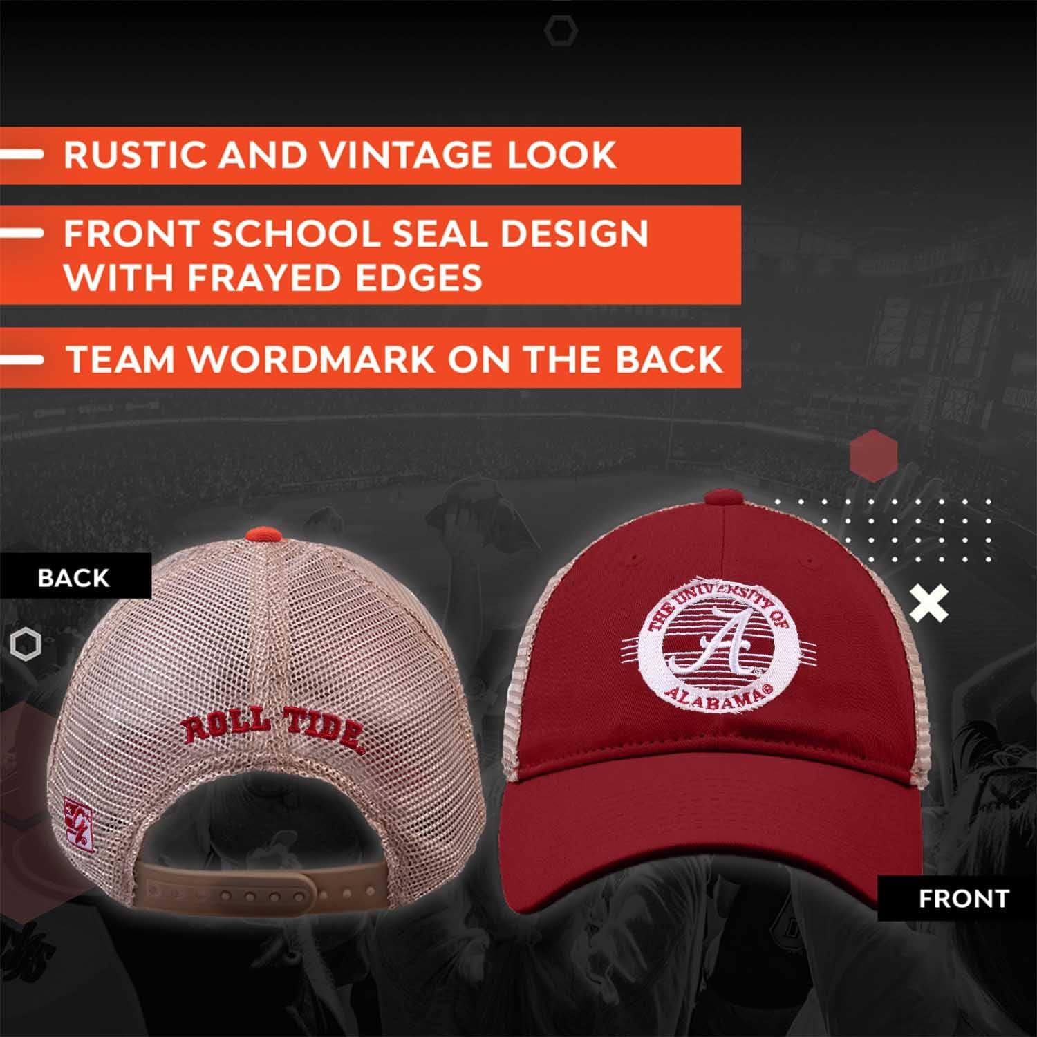 The Game NCAA Snapback - Patch Meshback - Classic Comfort - Adjustable Size - Let Everyone Know which Team You Support - Image 3